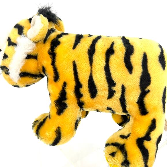 Squeezems Plush Tiger Vintage 1987 Korea Fundamental Zoo **No Sound** - Picture 6 of 10
